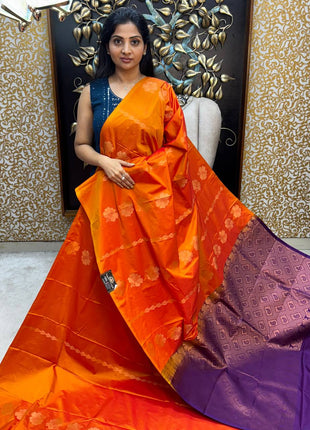 Border Less Kanchi Silk
