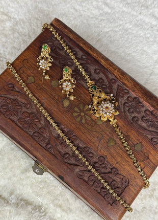 Mugappu Chain With Earring