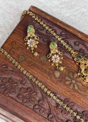 Mugappu Chain With Earring