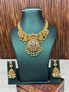 Temple with Diamond look Stone