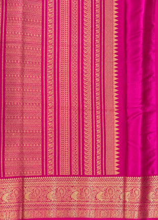 Vintage Premium Kanchi  WITH Palum Pazham Checks Pattern