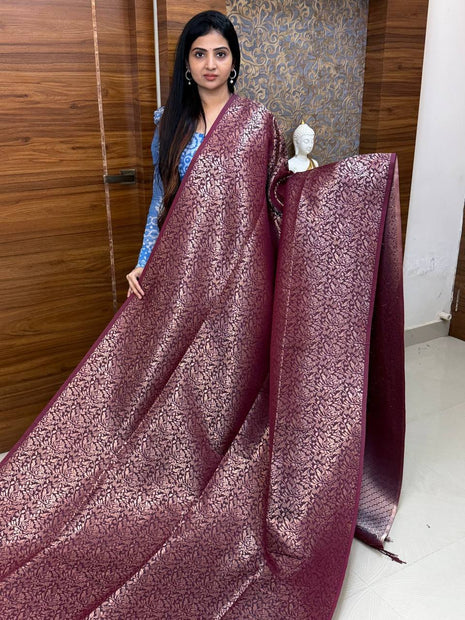 Border Less Kanchi Silk