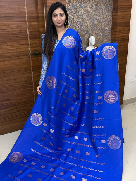Border Less Kanchi Silk