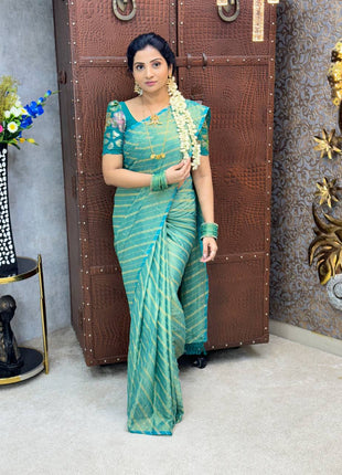 Georgette Saree Blouse Combo (with Designer Blouse)