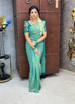 Georgette Saree Blouse Combo (with Designer Blouse)