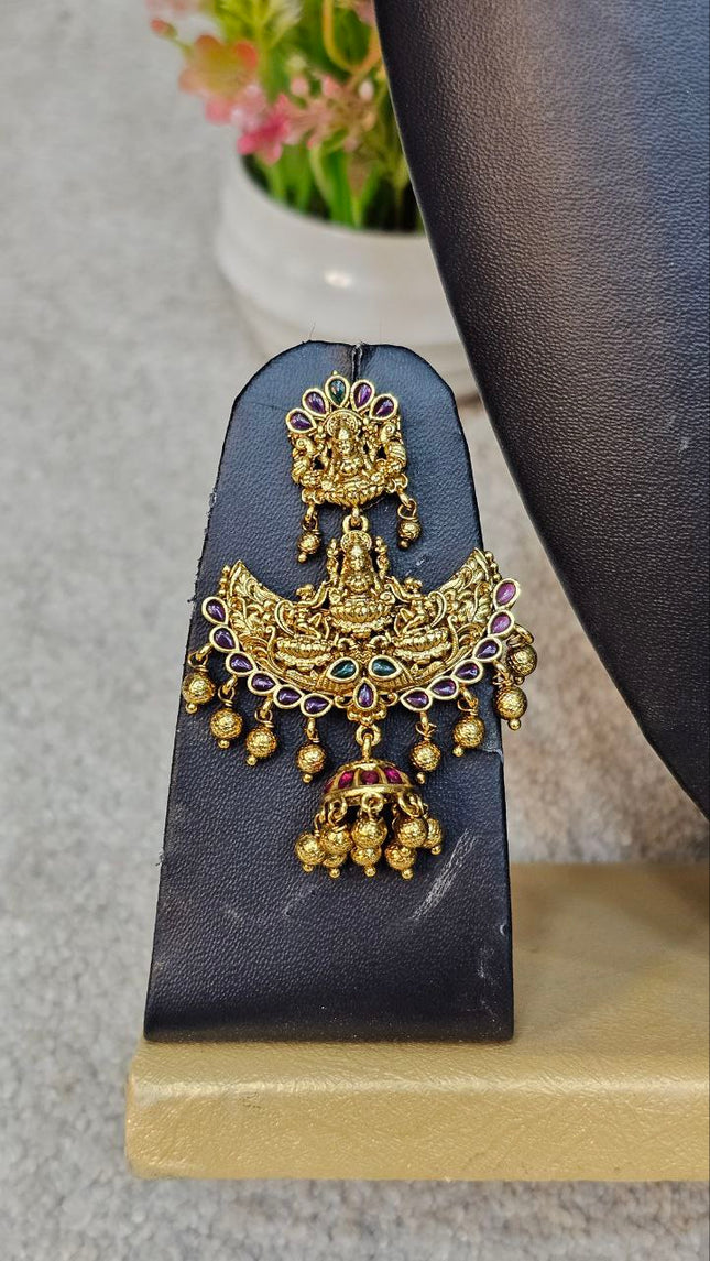 Long Dollar Chain With Earring