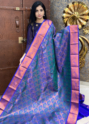Triple Shade Kanchi Silk