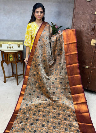 Triple Shade Kanchi Silk