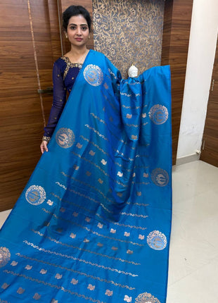 Border Less Kanchi Silk