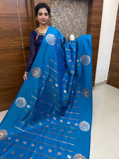 Border Less Kanchi Silk