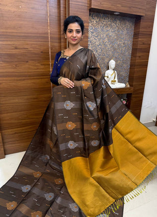 Border Less Kanchi Silk