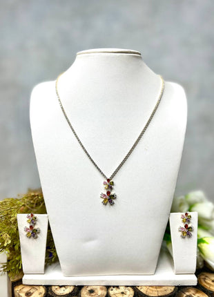 Stone Chain with Earring