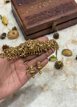 Temple With Choker Necklace Jewellery