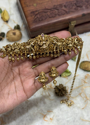 Temple With Choker Necklace Jewellery