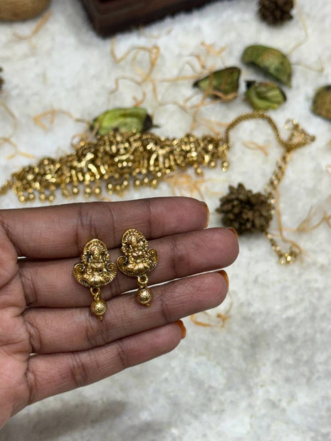Temple With Choker Necklace Jewellery