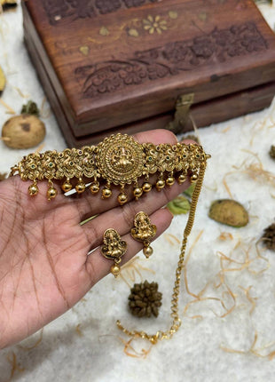 Temple With Choker Necklace Jewellery