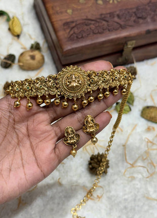 Temple With Choker Necklace Jewellery