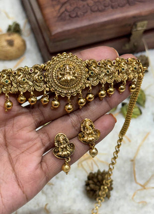 Temple With Choker Necklace Jewellery