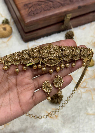 Temple With Choker Necklace Jewellery