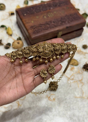 Temple With Choker Necklace Jewellery