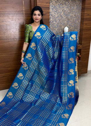 Border Less Kanchi Silk