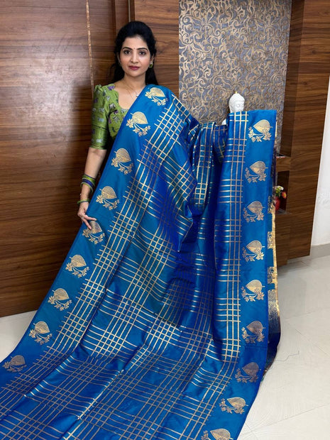 Border Less Kanchi Silk
