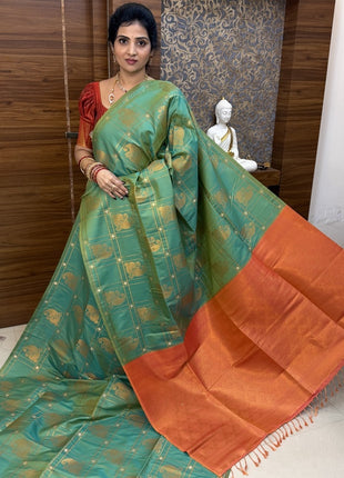 Border Less Kanchi Silk