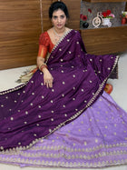 Lehenga in Free Size (Semi Stitched )