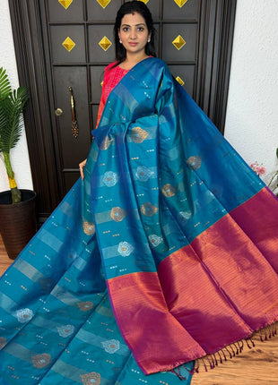 Border Less Kanchi Silk