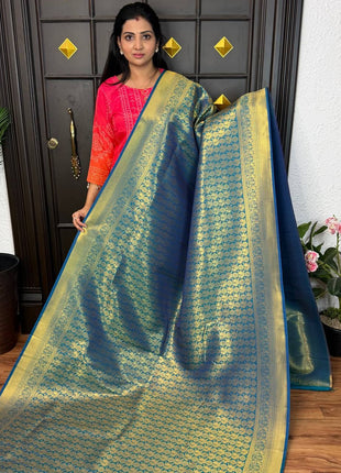 Kanchi Silk Gold Zari