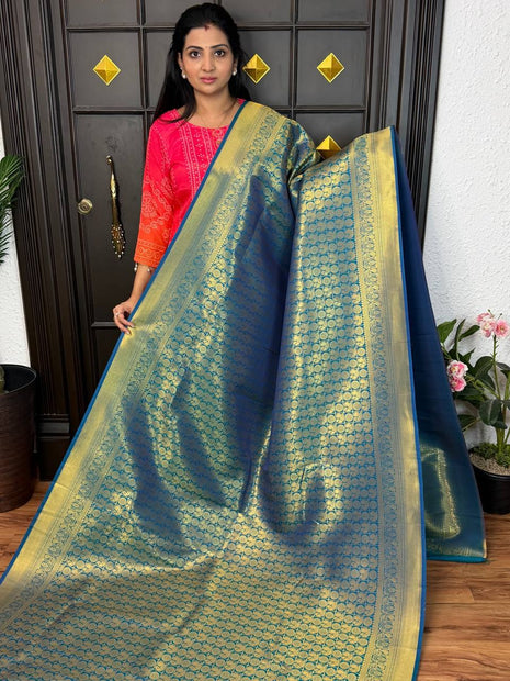 Kanchi Silk Gold Zari