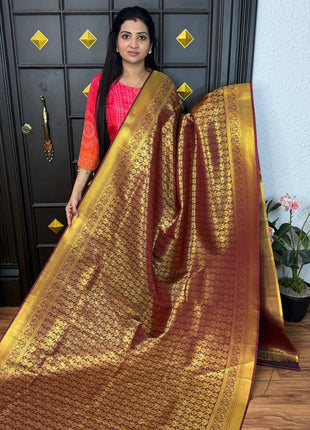 Kanchi Silk Gold Zari