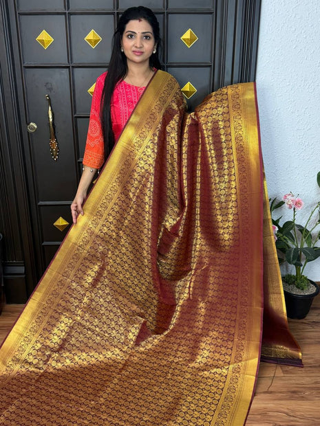 Kanchi Silk Gold Zari