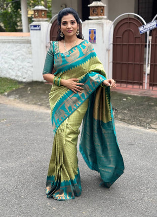 Semi kanchipuram Silk