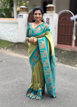 Semi kanchipuram Silk