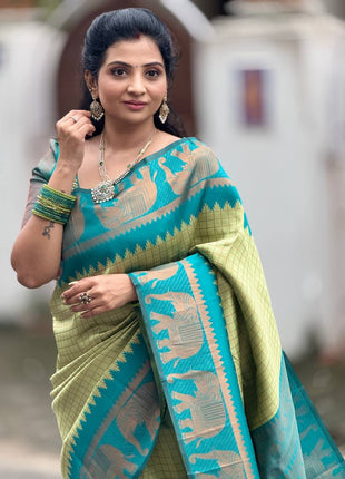 Semi kanchipuram Silk