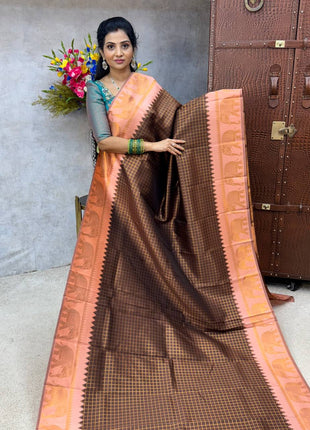 Semi kanchipuram Silk