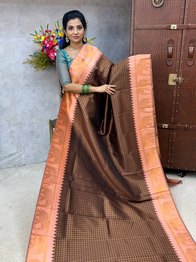 Semi kanchipuram Silk