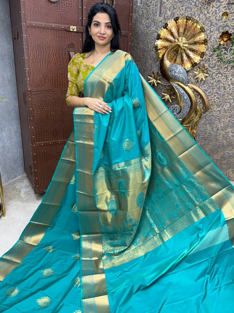 Kanchi Silk Gold Zari