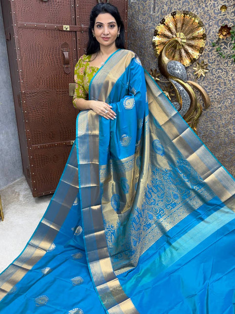 Kanchi Silk Gold Zari