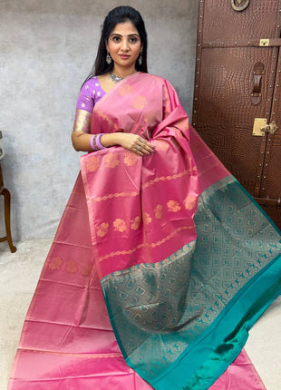 Border Less Kanchi Silk