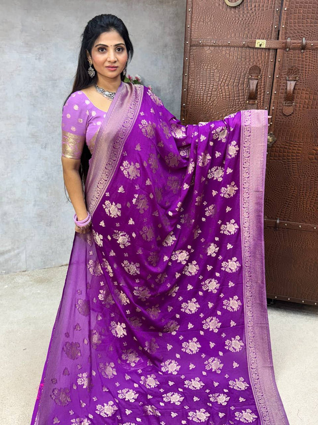 Pure Georgette Banarasi