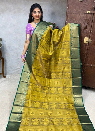 Premium Kanchi Gold Zari