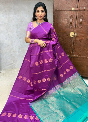 Border Less Kanchi Silk