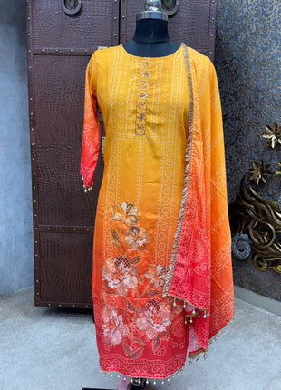 Russian Silk Suits (Stitched)