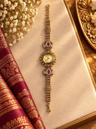 Women's Gold-Tone Ethnic Bracelet Watch