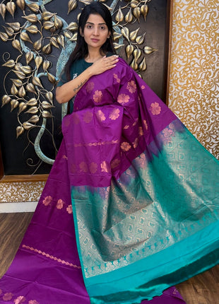Border Less Kanchi Silk
