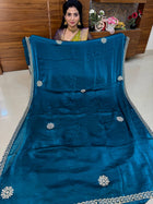 Designer  Saree (PEACOCK GREEN)
