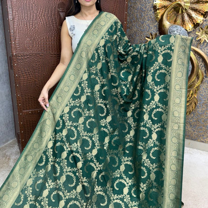 Pure Georgette Banarasi