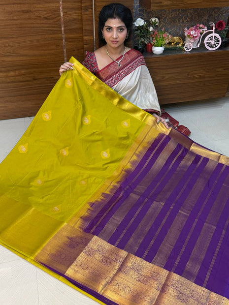 Premium Kanchi Gold Zari
